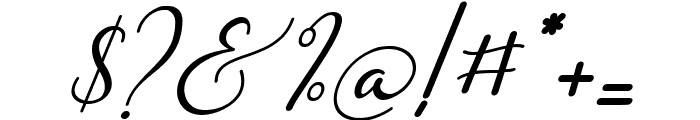 Hello Selly Italic Font OTHER CHARS