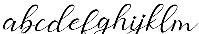 Hello Selly Italic Font LOWERCASE