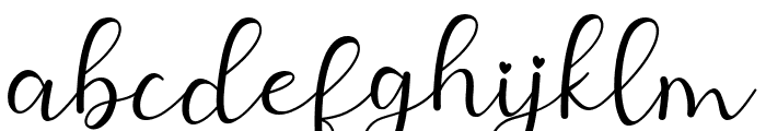 Hello Selly Font LOWERCASE