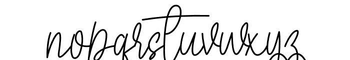 Hello Signature Font LOWERCASE