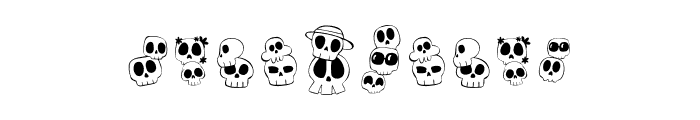Hello-Skull Font OTHER CHARS