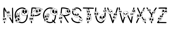 Hello-Skull Font UPPERCASE