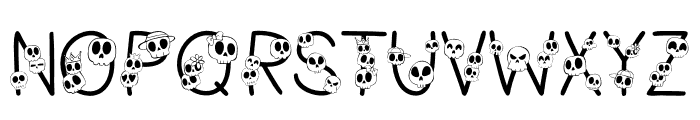 Hello-Skull Font LOWERCASE