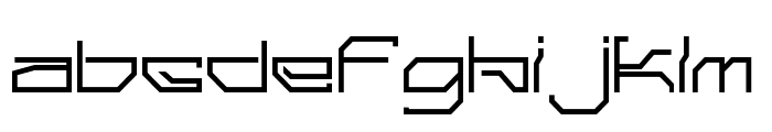 Hello Space Font LOWERCASE