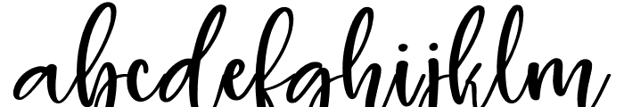 Hello Spring Script Font LOWERCASE