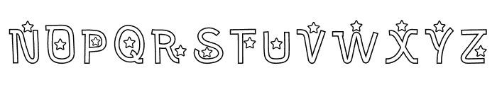 Hello Star Font UPPERCASE