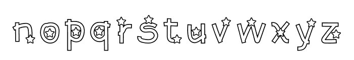 Hello Star Font LOWERCASE