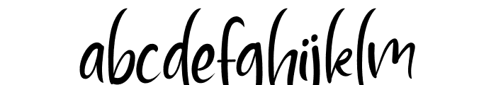 Hello Winter Font LOWERCASE