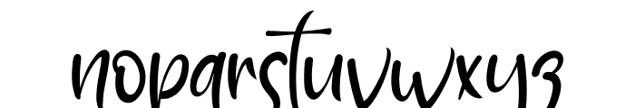 Hello Winter Font LOWERCASE