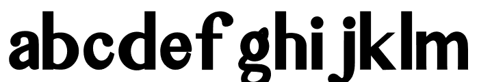 Hello World Sans Srf Bold Font LOWERCASE