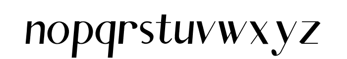 Hello World Sans Srf Italic Font LOWERCASE
