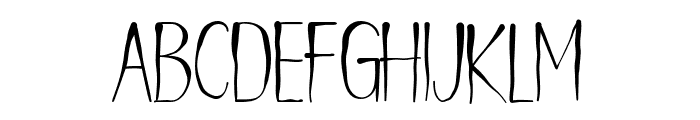 Hello gost Font UPPERCASE