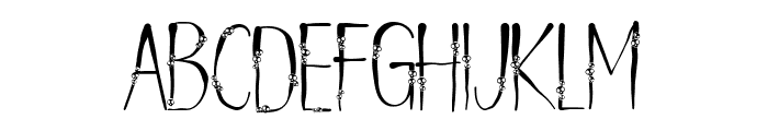Hello gost Font LOWERCASE