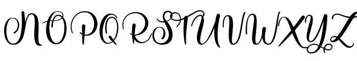 Hello shela Font UPPERCASE