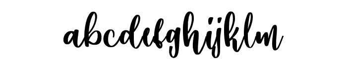 HelloAugust Font LOWERCASE