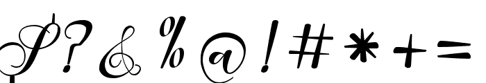 HelloBarbieScript Font OTHER CHARS