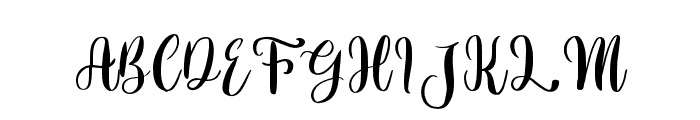 HelloBelamy-Regular Font UPPERCASE