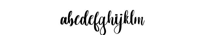 HelloBelamy-Regular Font LOWERCASE