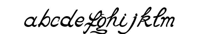 HelloBloom-Regular Font LOWERCASE