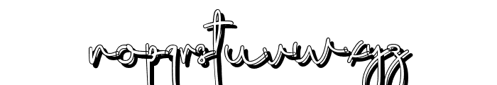 HelloBoy-Shadow Font LOWERCASE