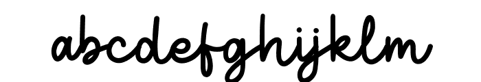 HelloBoyRegular Font LOWERCASE