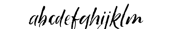 HelloChristineSVG-Regular Font LOWERCASE