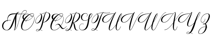 HelloCrystalscript Font UPPERCASE