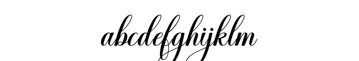 HelloCrystalscript Font LOWERCASE