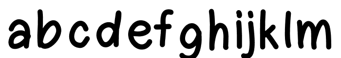 HelloFriend Font LOWERCASE