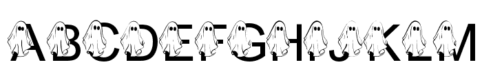 HelloGhostMonogram Font UPPERCASE