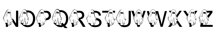 HelloGhostMonogram Font UPPERCASE