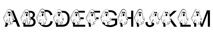 HelloGhostMonogram Font LOWERCASE