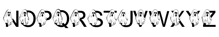 HelloGhostMonogram Font LOWERCASE