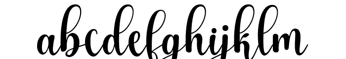 HelloHalentia-Regular Font LOWERCASE