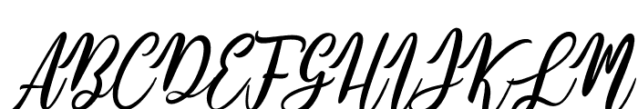 HelloHamburg-italic Font UPPERCASE