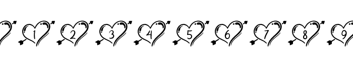 HelloHeartMonogram-Regular Font OTHER CHARS