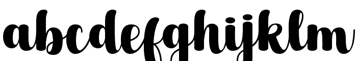 HelloMorning-Regular Font LOWERCASE