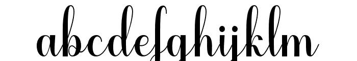 HelloNight-Regular Font LOWERCASE