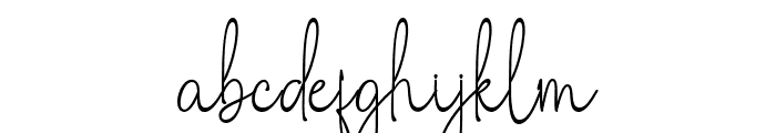 HelloRainbow-signature Font LOWERCASE