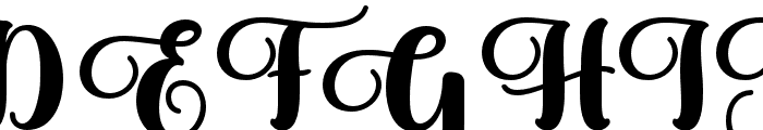HelloRatysaBold-Regular Font UPPERCASE