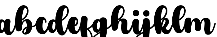 HelloRatysaBold-Regular Font LOWERCASE