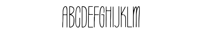 HelloRenie-Regular Font UPPERCASE