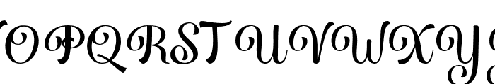 HelloSamantha-Regular Font UPPERCASE