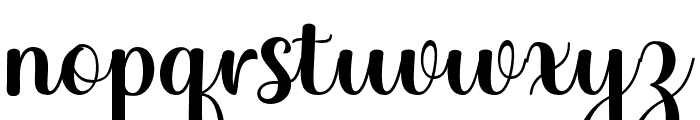 HelloSamantha-Regular Font LOWERCASE