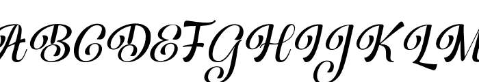 HelloSamanthaItalic-Italic Font UPPERCASE