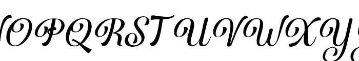 HelloSamanthaItalic-Italic Font UPPERCASE