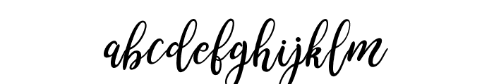 HelloSilhouetteScript Font LOWERCASE