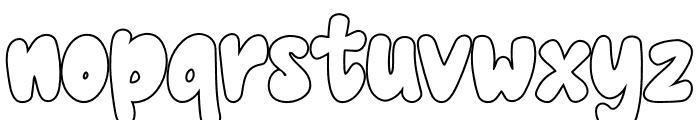 HelloSpring Outline Font LOWERCASE