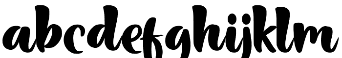 HelloSpring-Regular Font LOWERCASE
