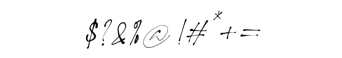 HelloStylishSlant-Regular Font OTHER CHARS